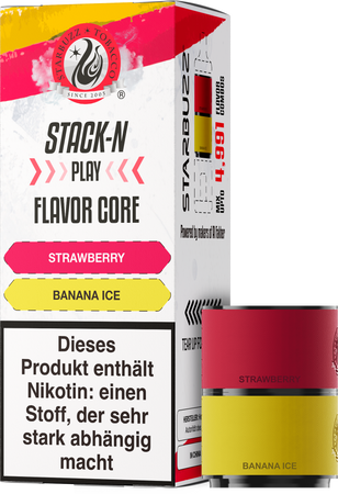 [Paket] 10x Star Buzz Pod Strawberry und Banana Ice - 2er Pack - 20mg