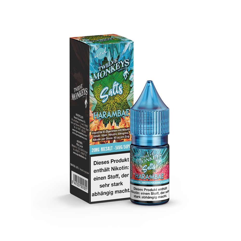 Twelve Monkeys Nikotinsalz - Harambae - 10ml Liquid 20mg