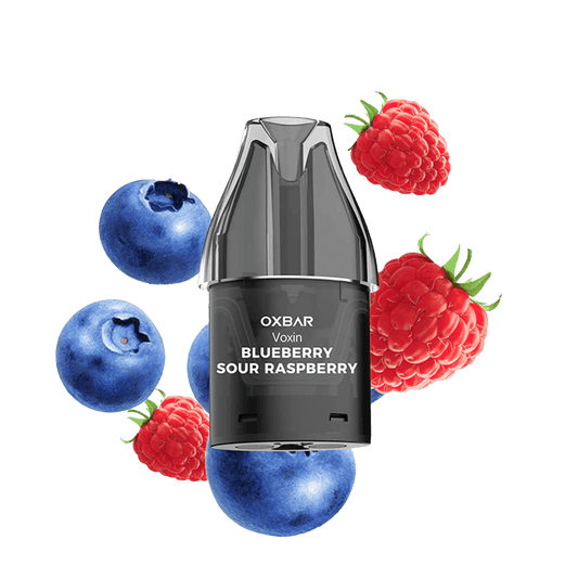 Oxbar Voxin Einweg Pod - Blueberry Sour Raspberry - 20mg Nikotinsalz 2ml