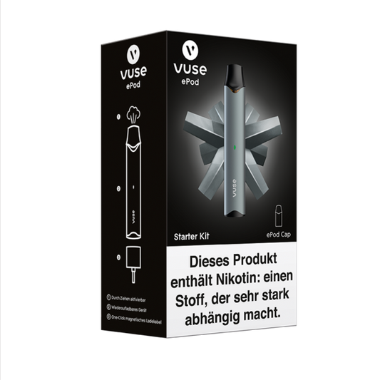 Vuse ePod Starter Kit Anthrazit Nic Salts 18mg
