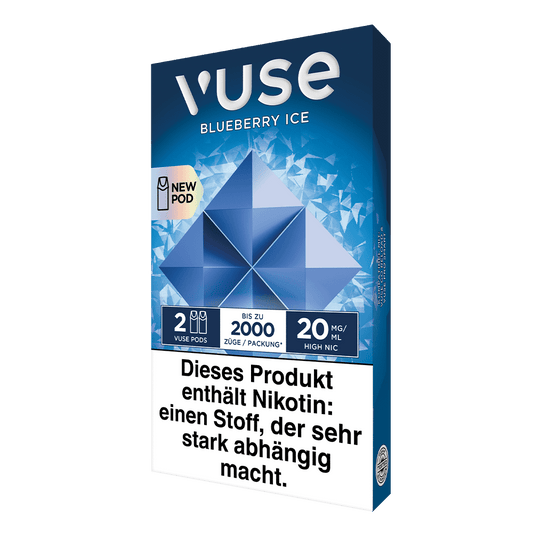 2x Vuse Pod Blueberry Ice Nic Salts 20mg