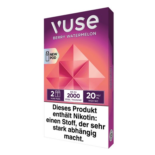 2x Vuse Pod Berry Watermelon Nic Salts 20mg