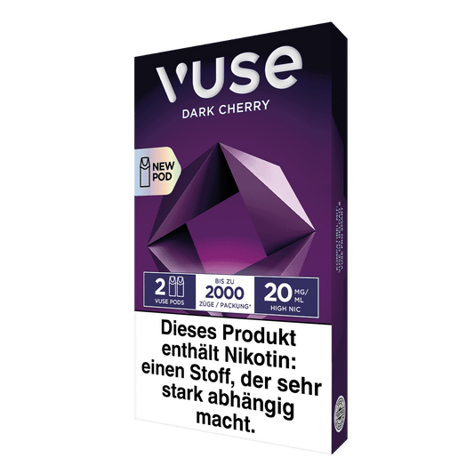 2x Vuse Pod Dark Cherry Nic Salts 20mg