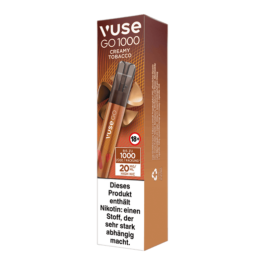 Vuse GO 1000 Creamy Tobacco 20mg Einweg E-Zigarette