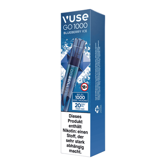 Vuse GO 1000 Blueberry Ice 20mg Einweg E-Zigarette