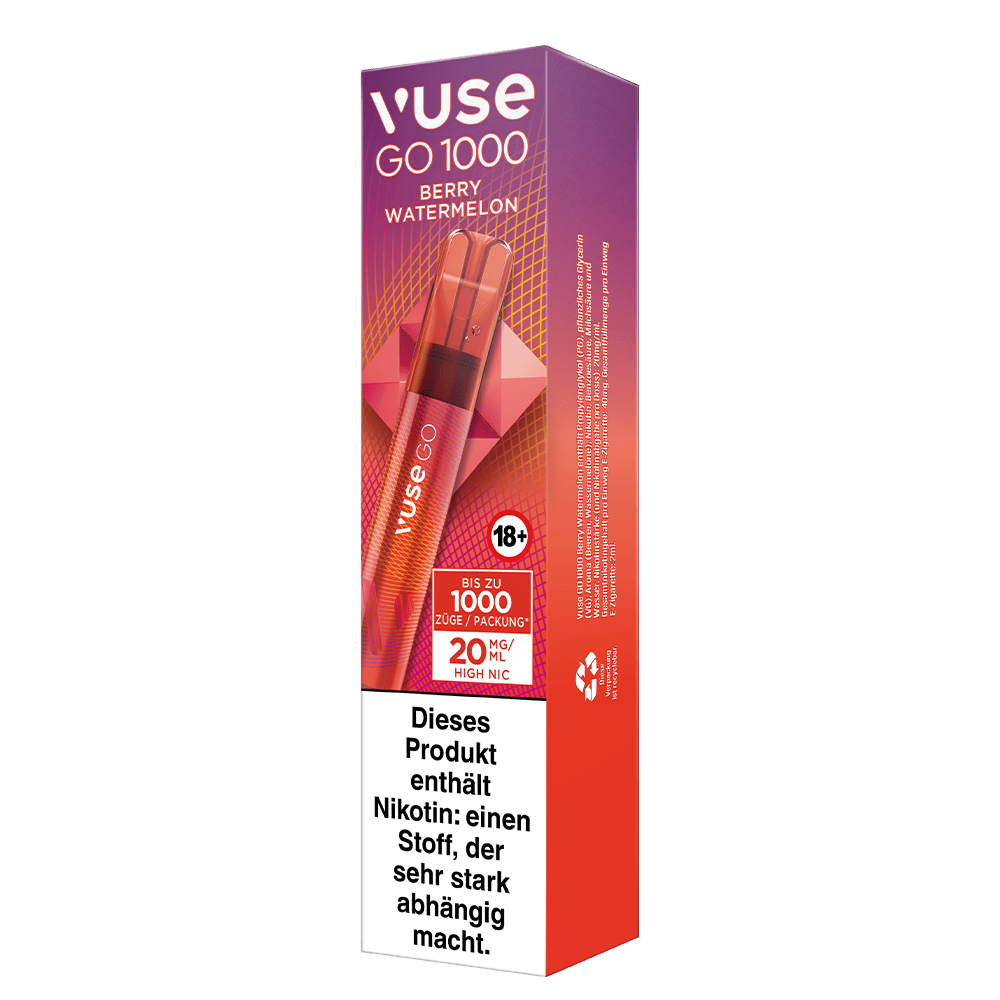 Vuse GO 1000 Berry Watermelon 20mg Einweg E-Zigarette