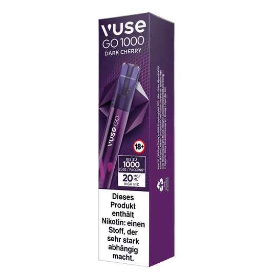 Vuse GO 1000 Dark Cherry 20mg Einweg E-Zigarette