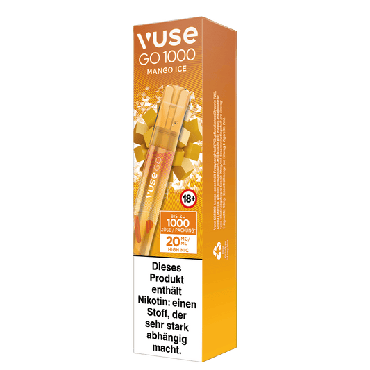 Vuse GO 1000 Mango Ice 20mg Einweg E-Zigarette