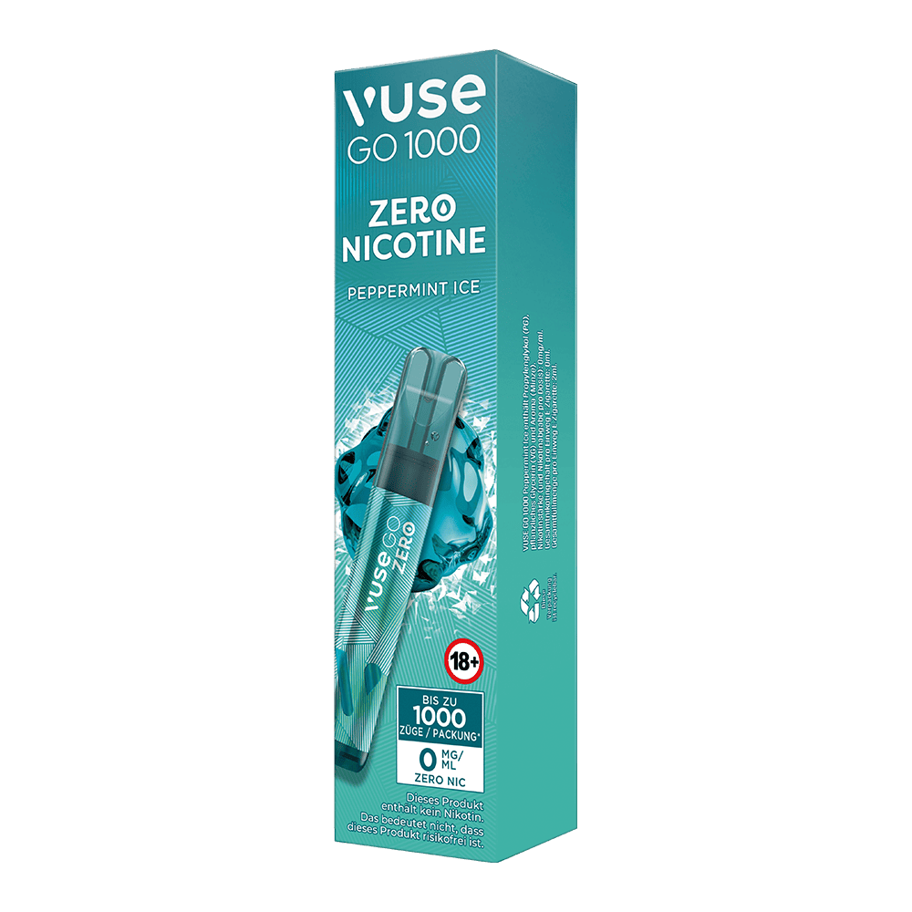 Vuse GO 1000 Peppermint Ice 0mg Einweg E-Zigarette