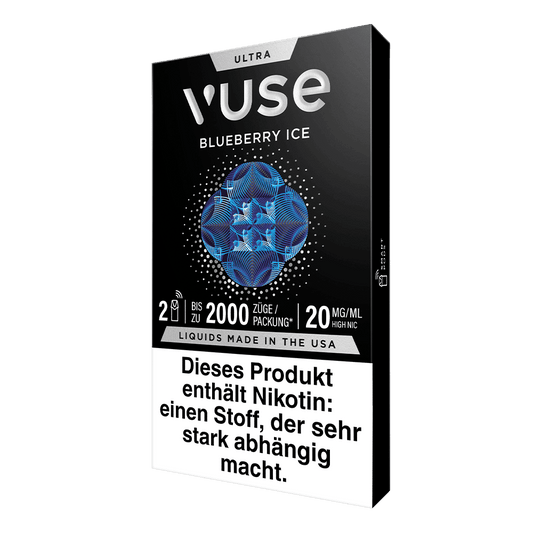 2x Vuse Ultra Pods Blueberry Ice 20mg