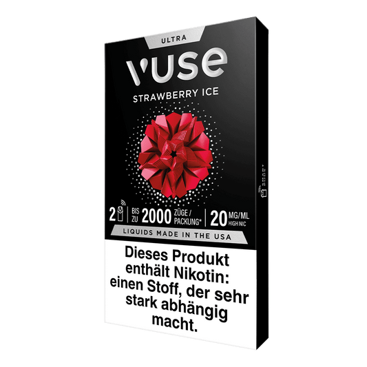2x Vuse Ultra Pods Strawberry Ice 20mg