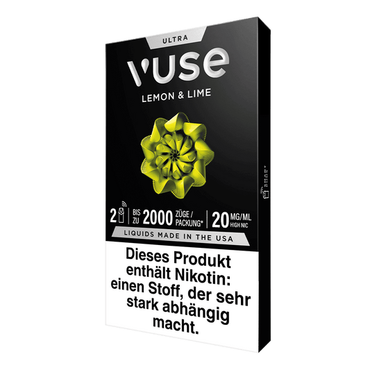 2x Vuse Ultra Pods Lemon & Lime 20mg