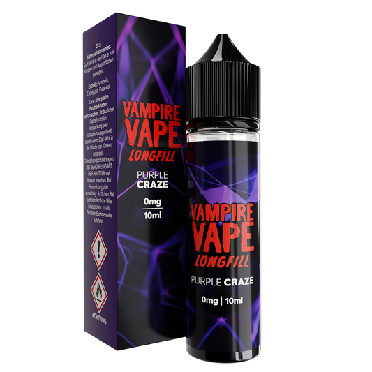 Vampire Vape Longfill - Purple Craze - 10ml Aroma in 60ml Flasche