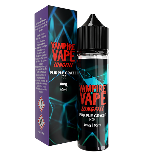 Vampire Vape Longfill - Purple Craze Ice - 10ml Aroma in 60ml Flasche