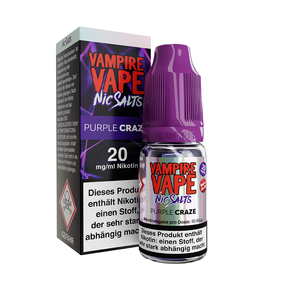 Vampire Vape Nikotinsalz Purple Craze Ice Overdosed Liquid