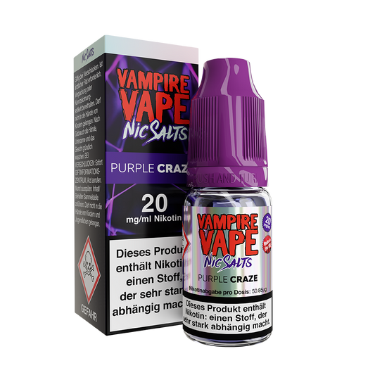 Vampire Vape Nikotinsalz Purple Craze Ice Overdosed Liquid