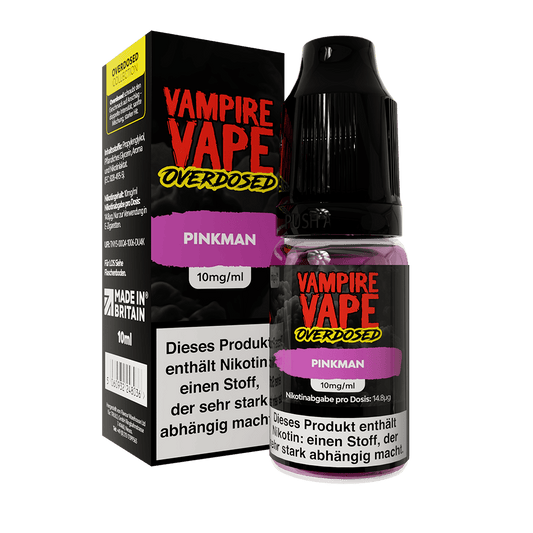 Vampire Vape Nikotinsalz - Pinkman - Overdosed Liquid 10mg 10ml