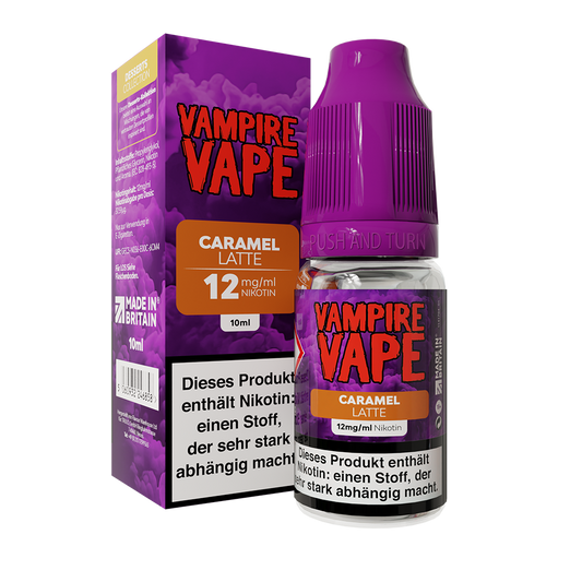 Vampire Vape Caramel Latte Liquid 10ml 12mg