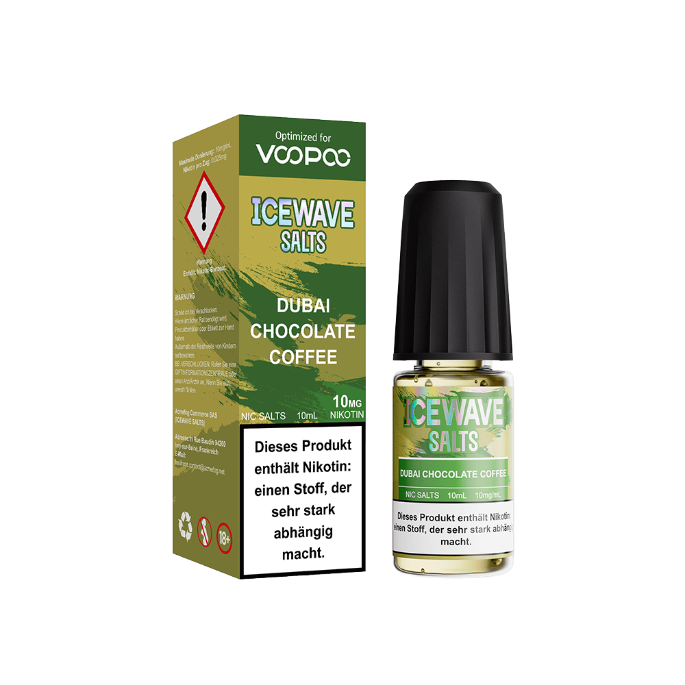 Icewave Nikotinsalz Dubay Chocolate Coffee Liquid