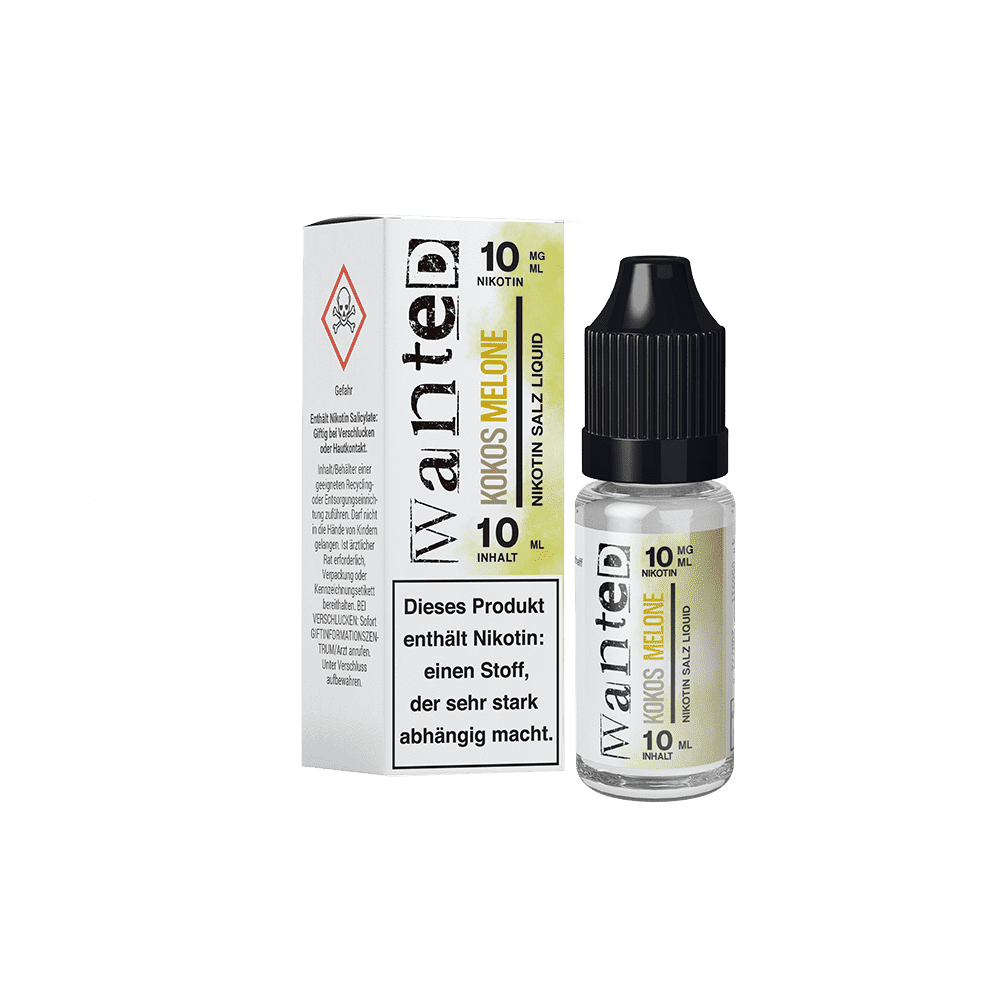 Wanted Nikotinsalz Kokos Melone Overdosed Liquid