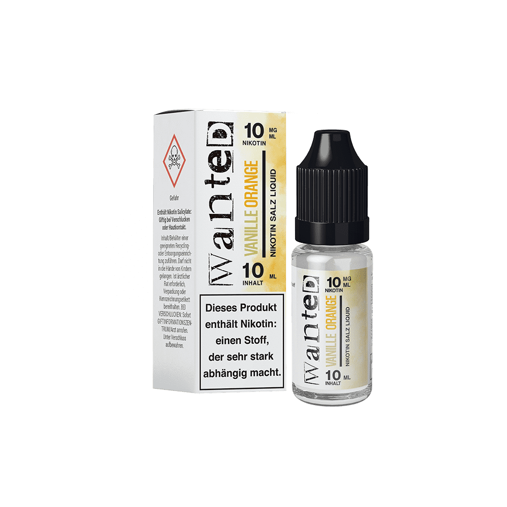Wanted Nikotinsalz Vanille Orange Overdosed Liquid