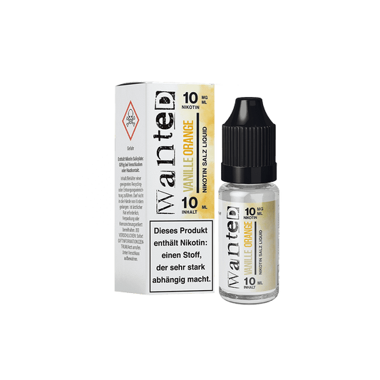 Wanted Nikotinsalz Vanille Orange Overdosed Liquid