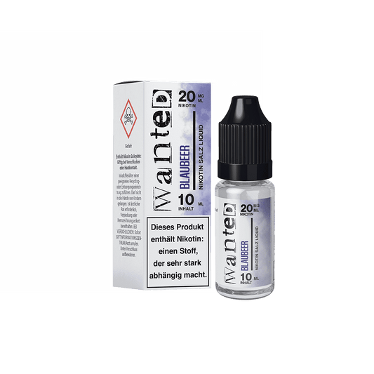 Wanted Nikotinsalz - Blaubeer - Overdosed 10ml Liquid 20mg