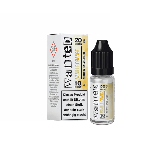 Wanted Nikotinsalz - Vanille Orange - Overdosed 10ml Liquid 20mg