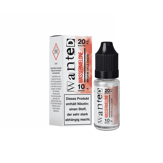Wanted Nikotinsalz - Wassermelone - Overdosed 10ml Liquid 20mg