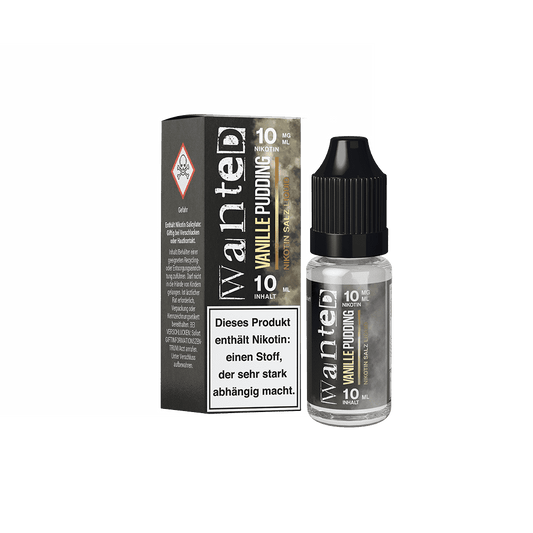 Wanted Nikotinsalz - Vanillepudding - Overdosed 10ml Liquid 10mg