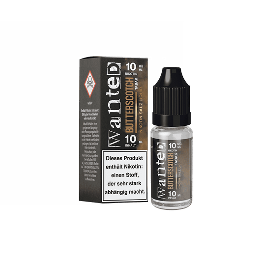 Wanted Nikotinsalz Butterscotch Tabak Overdosed Liquid