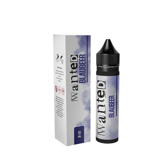 Wanted Aroma Longfill - Blaubeer - 10ml in 60ml Flasche