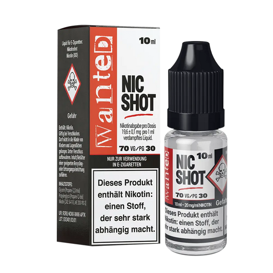 Wanted Shot 70/30 20mg/ml 10ml