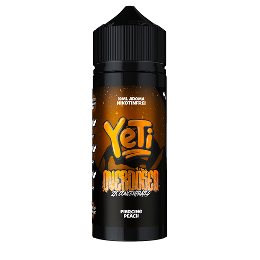 Yeti Longfill - Piercing Peach - Overdosed 10ml Aroma in 120ml Flasche