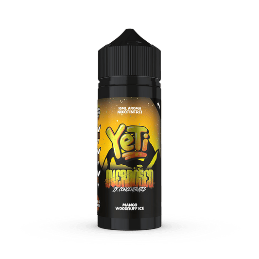 Yeti Longfill - Mango Woodruff Ice - Overdosed 10ml Aroma in 120ml Flasche