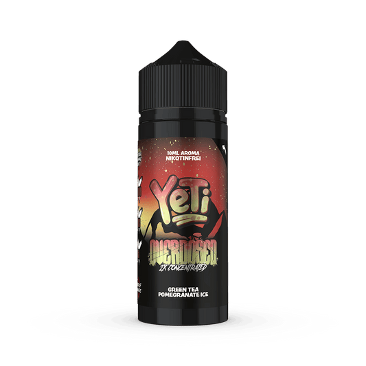 Yeti Longfill - Green Tea Pomegranate Ice - Overdosed 10ml Aroma in 120ml Flasche