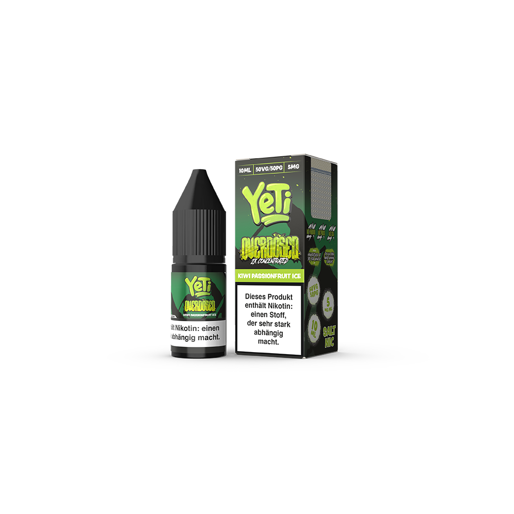 Yeti Nikotinsalz Kiwi Passionsfruit Ice Overdosed Liquid