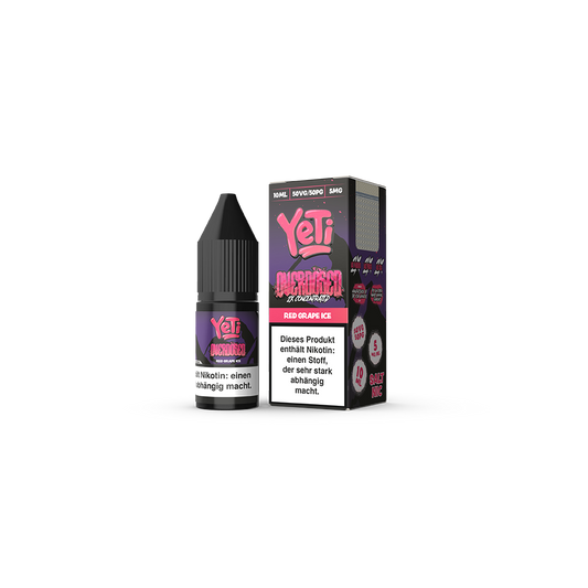 Yeti Nikotinsalz Red Grape Ice Overdosed Liquid