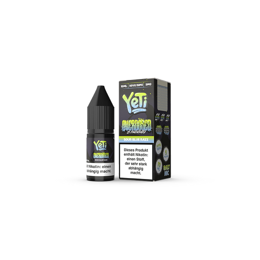 Yeti Nikotinsalz Sour Blue Razz Overdosed Liquid