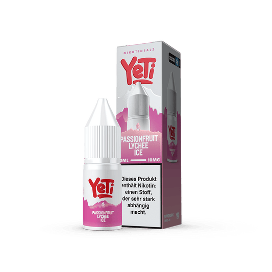 Yeti Summit Nikotinsalz - Passionfruit Lychee Ice - Overdosed 10ml Liquid 10mg
