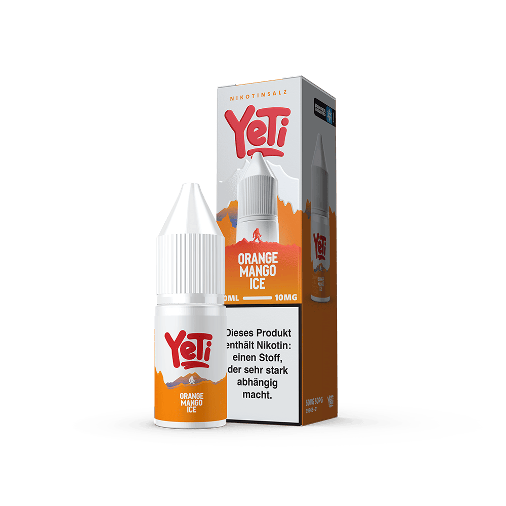 Yeti Summit Nikotinsalz Orange Mango Ice Overdosed Liquid