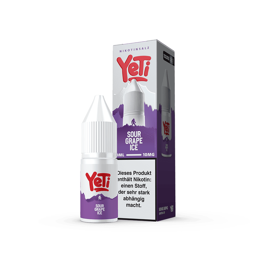 Yeti Summit Nikotinsalz Sour Grape Ice Overdosed Liquid