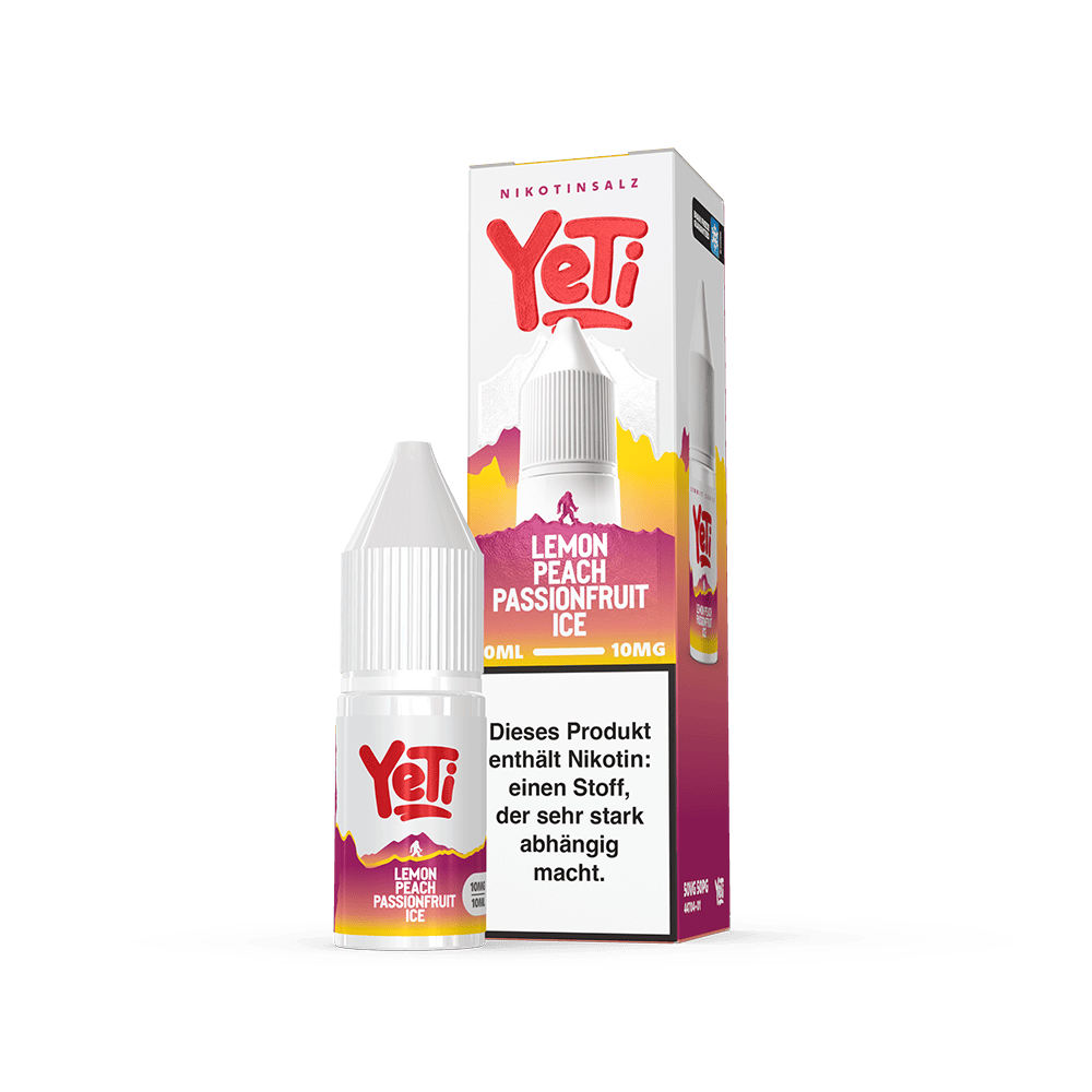 Yeti Summit Nikotinsalz Lemon Peach Passionsfruit Ice Overdosed Liquid