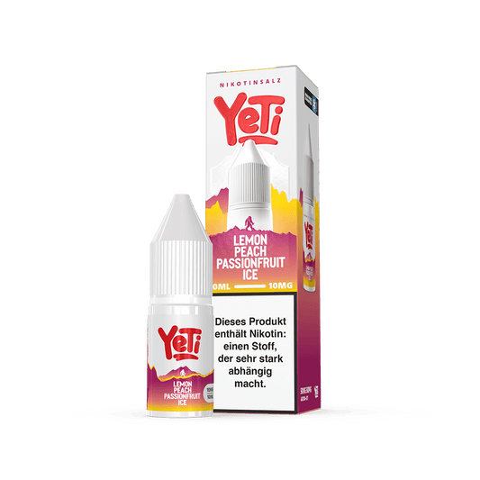Yeti Summit Nikotinsalz Lemon Peach Passionsfruit Ice Overdosed Liquid