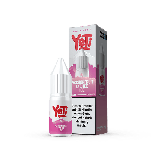 Yeti Summit Nikotinsalz - Passionfruit Lychee Ice - Overdosed 10ml Liquid 20mg