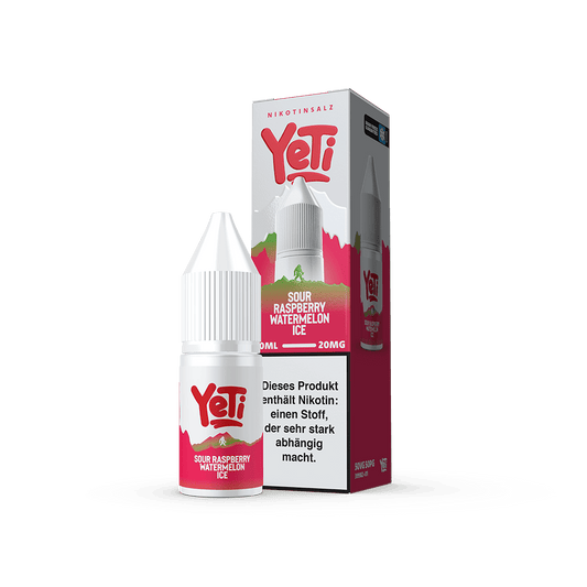 Yeti Summit Nikotinsalz - Sour Raspberry Watermelon Ice - Overdosed 10ml Liquid 20mg
