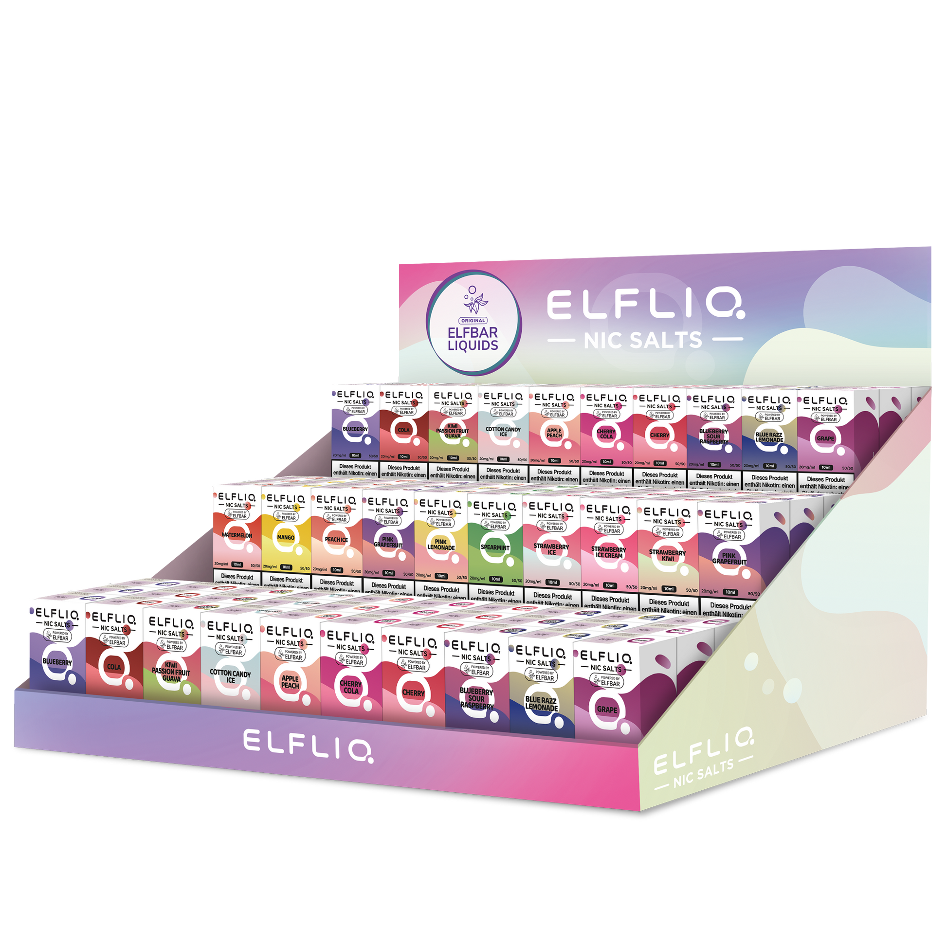 ELFLIQ - Nikotinsalz Liquid - Leer-Display