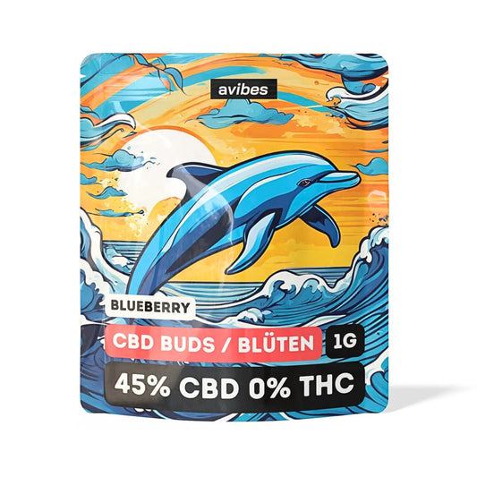 avibes CBD Blüte - Blueberry 45% 1g