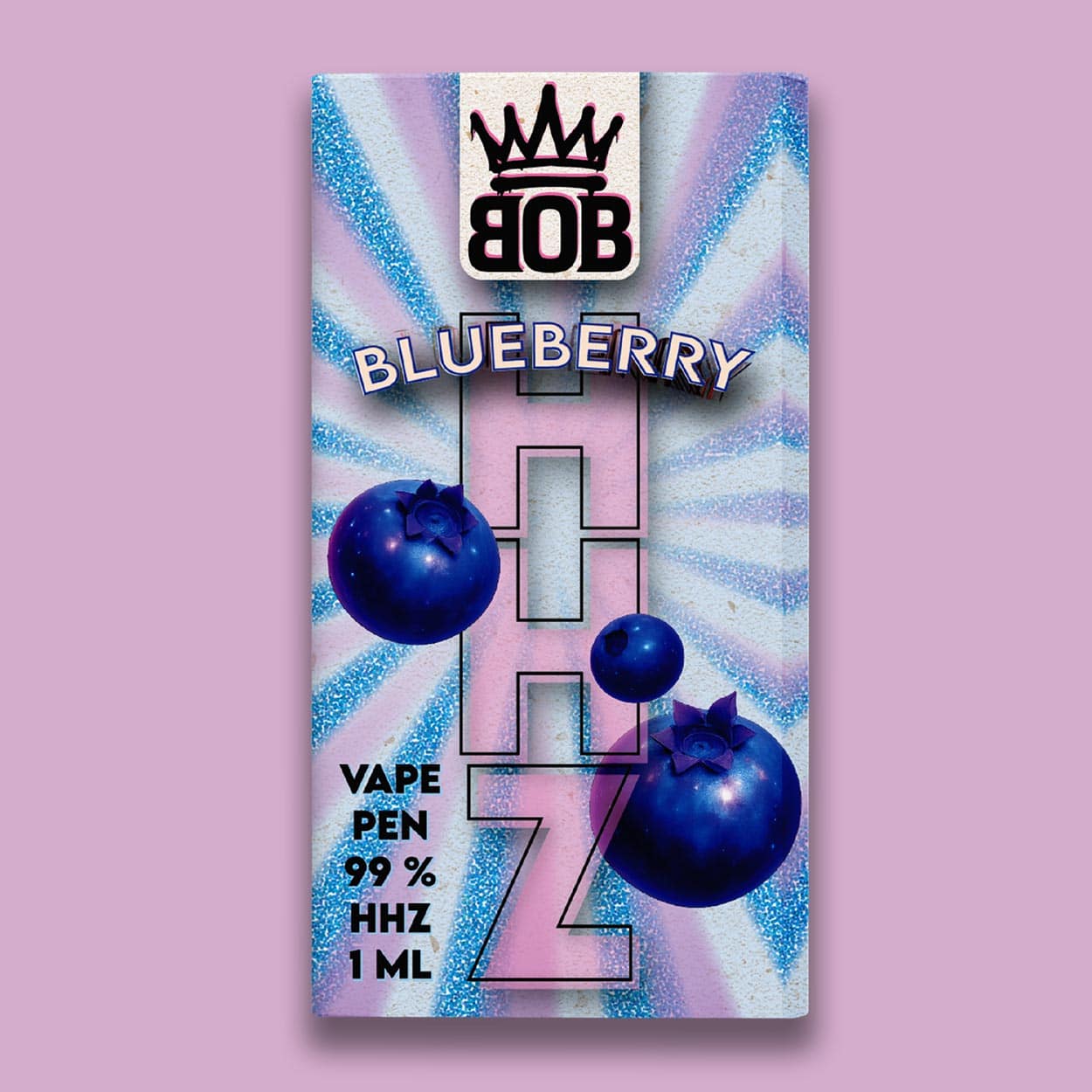 BOB HHZ Vape - Blueberry 1ml