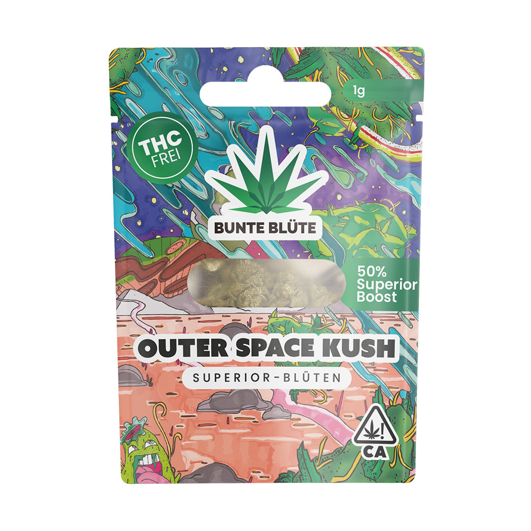 Bunte Blüte Superior Blend Blüte - Outer Space Kush 50% 1g